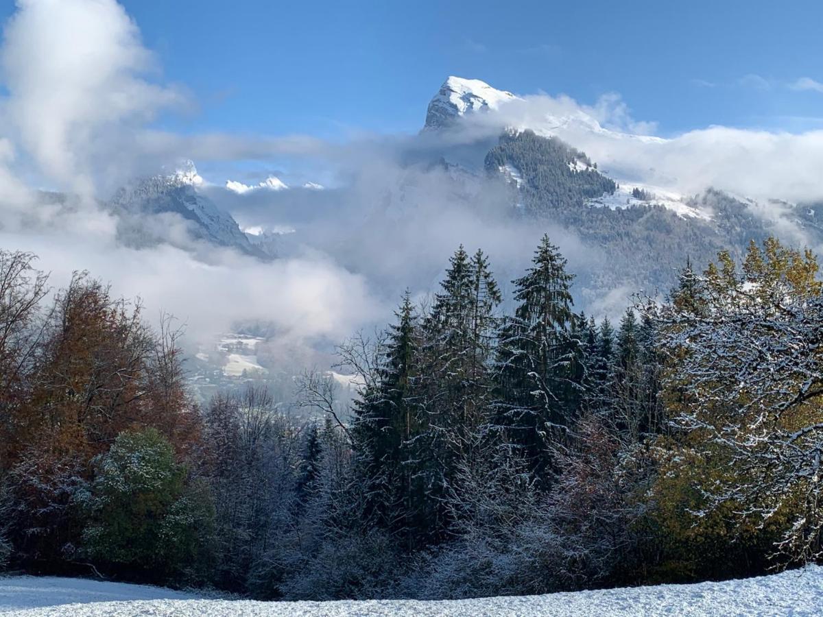 Maison Du Bourg Samoëns Exteriör bild